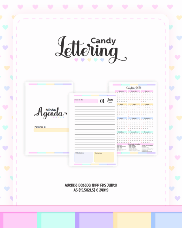 Pack Candy Lettering 2023 - Atualizada 2026 - Imagem 7