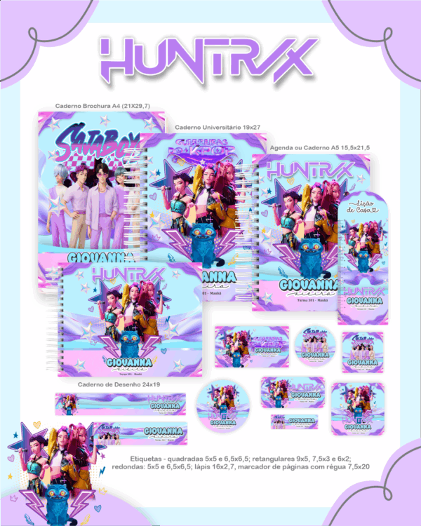 Combo Escolar Completo - Huntrax - Imagem 1
