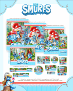 Combo Escolar Completo - Smurfs