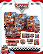 Combo Escolar Completo - Carros Disney