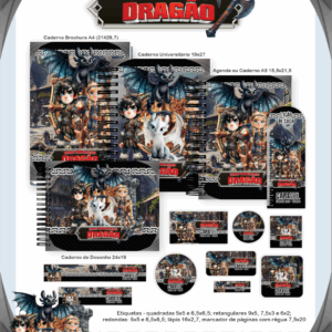 Combo Escolar Completo - Como Treinar seu Dragão