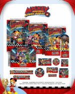 Combo Escolar Completo - Mickey Sobre Rodas