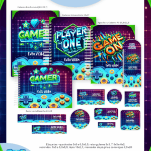 Combo Escolar Completo - Gamer