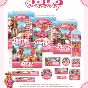 Combo Escolar Completo - Barbie Country