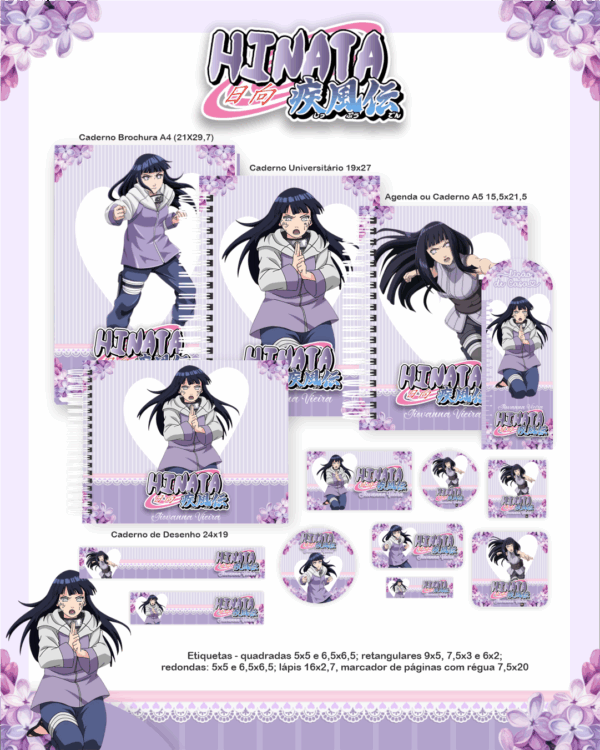 Combo Escolar Completo - Hinata - Imagem 1