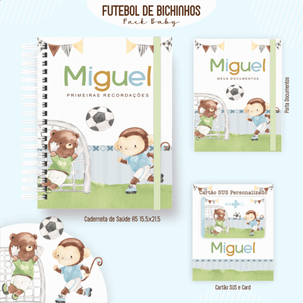 Combo Baby Tema - Futebol de Bichinhos - Imagem 2