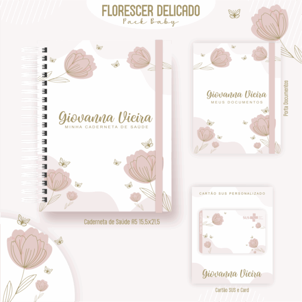 Combo Baby Tema –  Florescer Delicado - Imagem 2