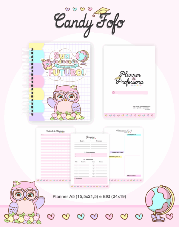 Pack Professores Candy Fofo 2023 - Atualizada para 2026 - Imagem 3