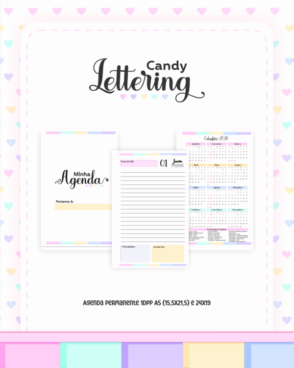 Pack Candy Lettering 2023 - Atualizada 2026 - Imagem 8