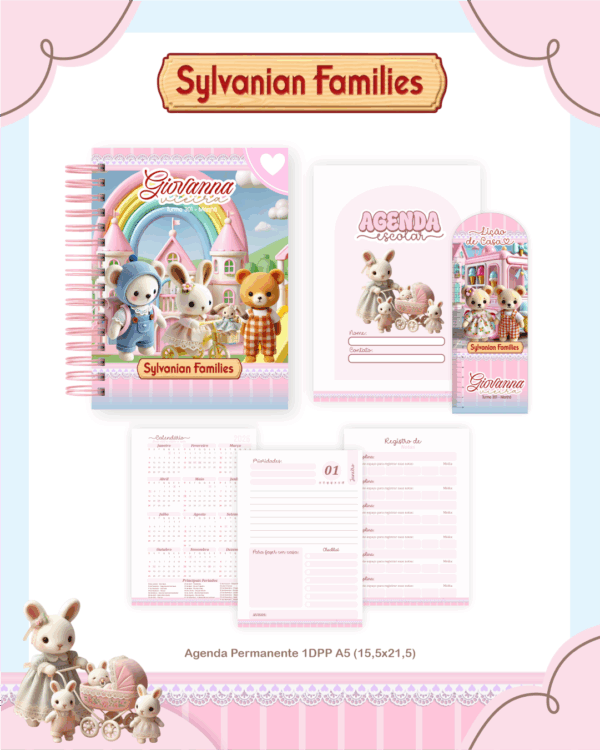 Combo Escolar Completo - Sylvanian Families - Imagem 2