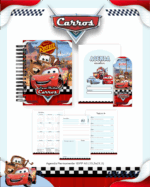 Combo Escolar Completo - Carros Disney - Imagem 2