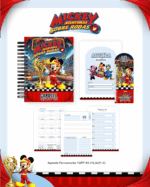 Combo Escolar Completo - Mickey Sobre Rodas - Imagem 2