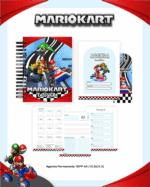 Combo Escolar Completo - Mario Kart - Imagem 2
