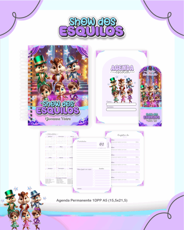 Combo Escolar Completo - Show dos Esquilos - Imagem 2