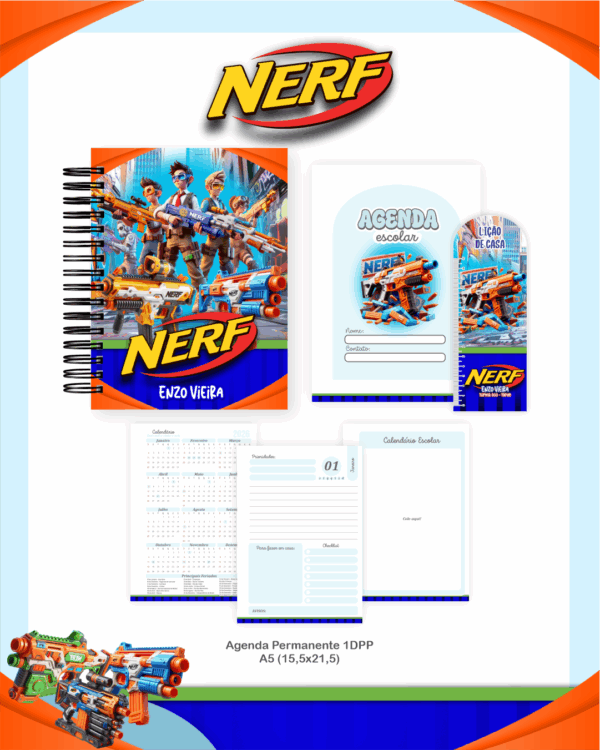 Combo Escolar Completo - Nerf - Imagem 2