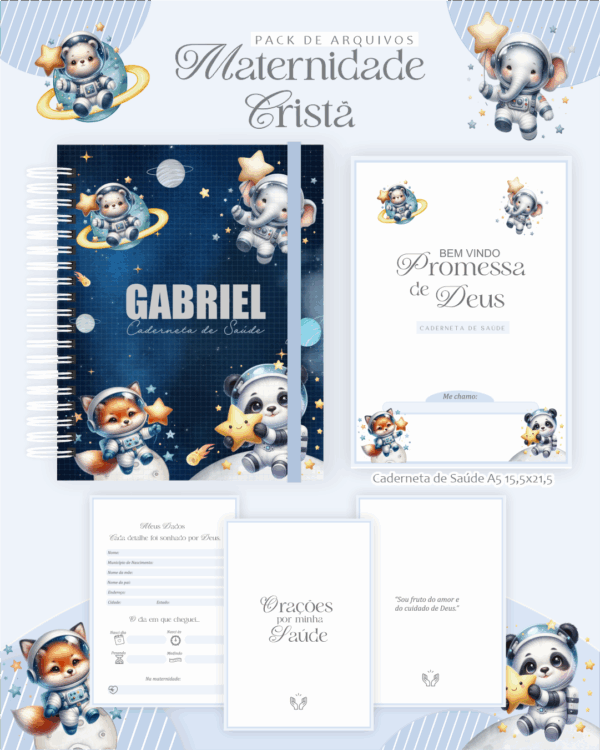 Combo Maternidade Cristã – Astronauta - Imagem 3