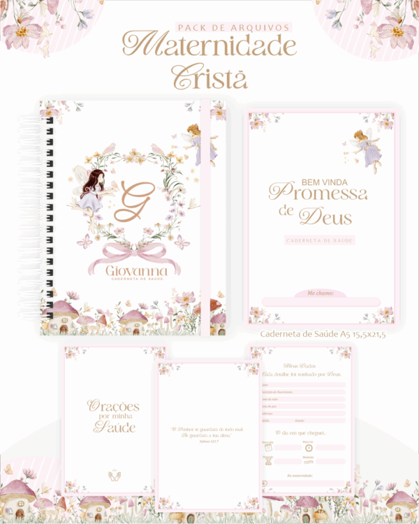 Combo Maternidade Cristã – Jardim das Fadas - Imagem 3