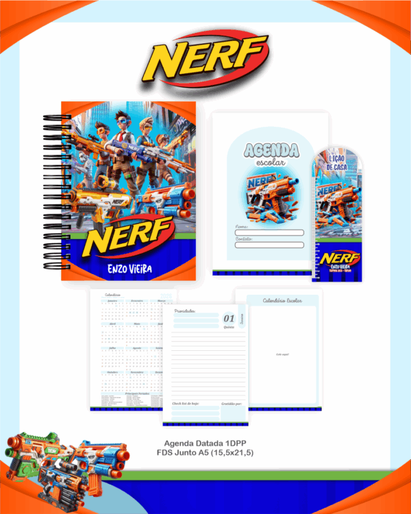 Combo Escolar Completo - Nerf - Imagem 3