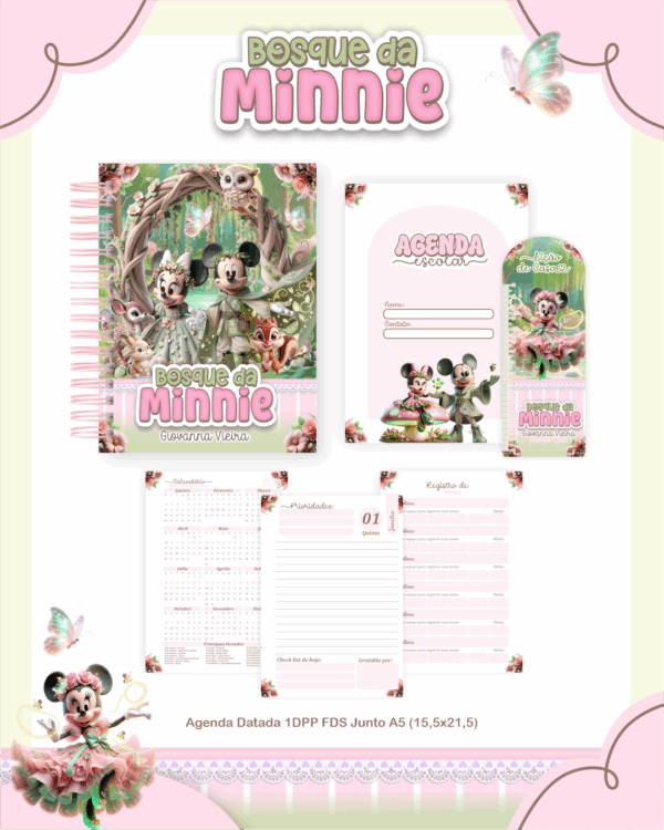 Combo Escolar Completo - Bosque da Minnie - Imagem 3