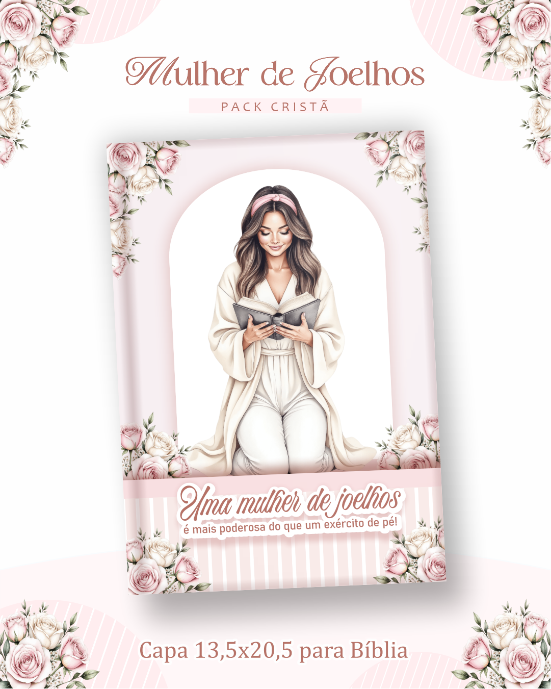 4 Combo Cristão - Mulher de Joelhos - Imagem 4