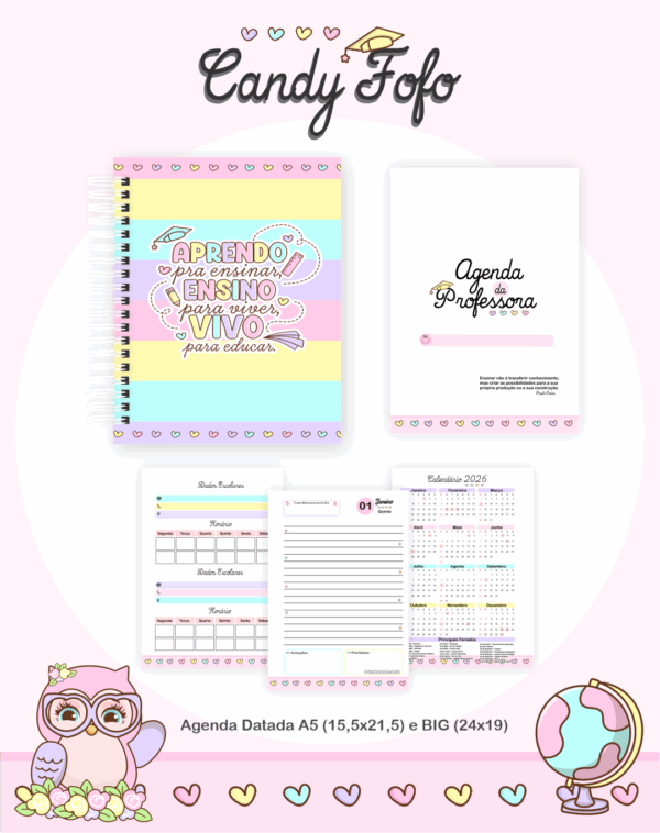 Pack Professores Candy Fofo 2023 - Atualizada para 2026 - Imagem 4