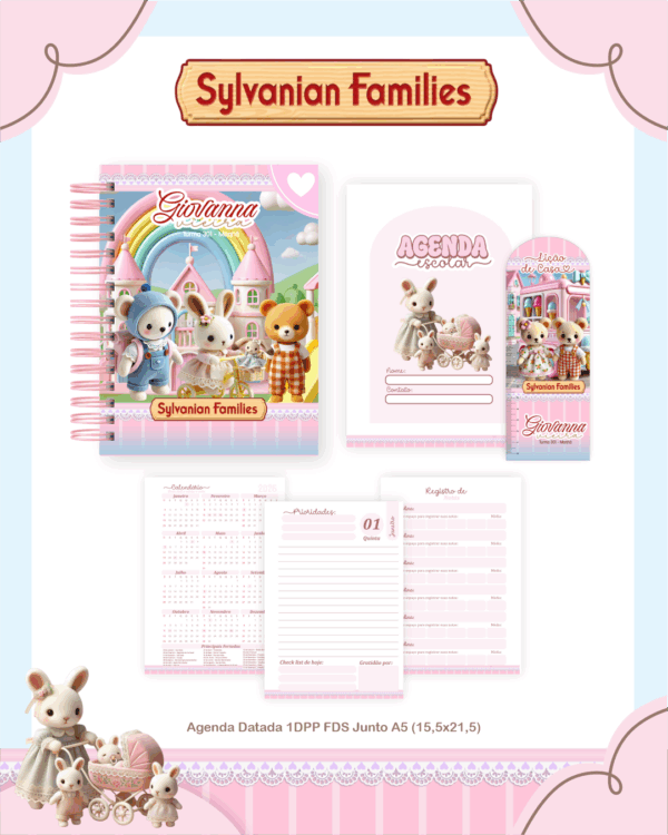 Combo Escolar Completo - Sylvanian Families - Imagem 3