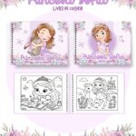 Livro de colorir tema Princesa Sofia