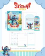 Combo Escolar Completo - Stitch Surfista - Imagem 4