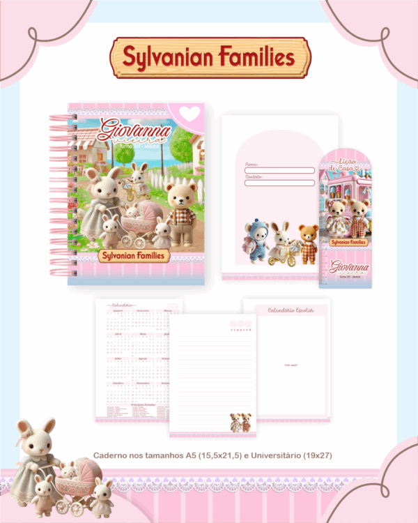 Combo Escolar Completo - Sylvanian Families - Imagem 4