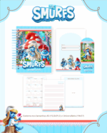 Combo Escolar Completo - Smurfs - Imagem 4