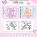 Livro de colorir tema Influencer