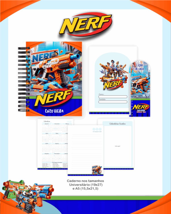 Combo Escolar Completo - Nerf - Imagem 4