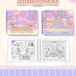 Livro de colorir tema Halloween