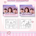 Livro de colorir tema Love Alarme – Doramas