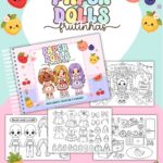 🖤🤍 PACK PAPER DOLLS (Versão para Colorir) - LANÇAMENTO 🖤🤍