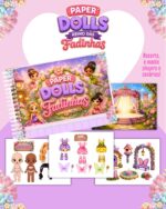 💜🩷 PACK PAPER DOLLS (Versão COLORIDA! ) - LANÇAMENTO💜🩷 - Imagem 12