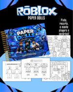 🖤🤍 PACK PAPER DOLLS (Versão para Colorir) - LANÇAMENTO 🖤🤍 - Imagem 5